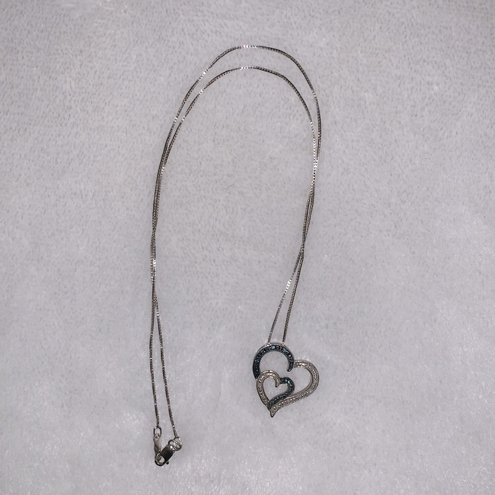 Kay Jewelers Double Heart Necklace